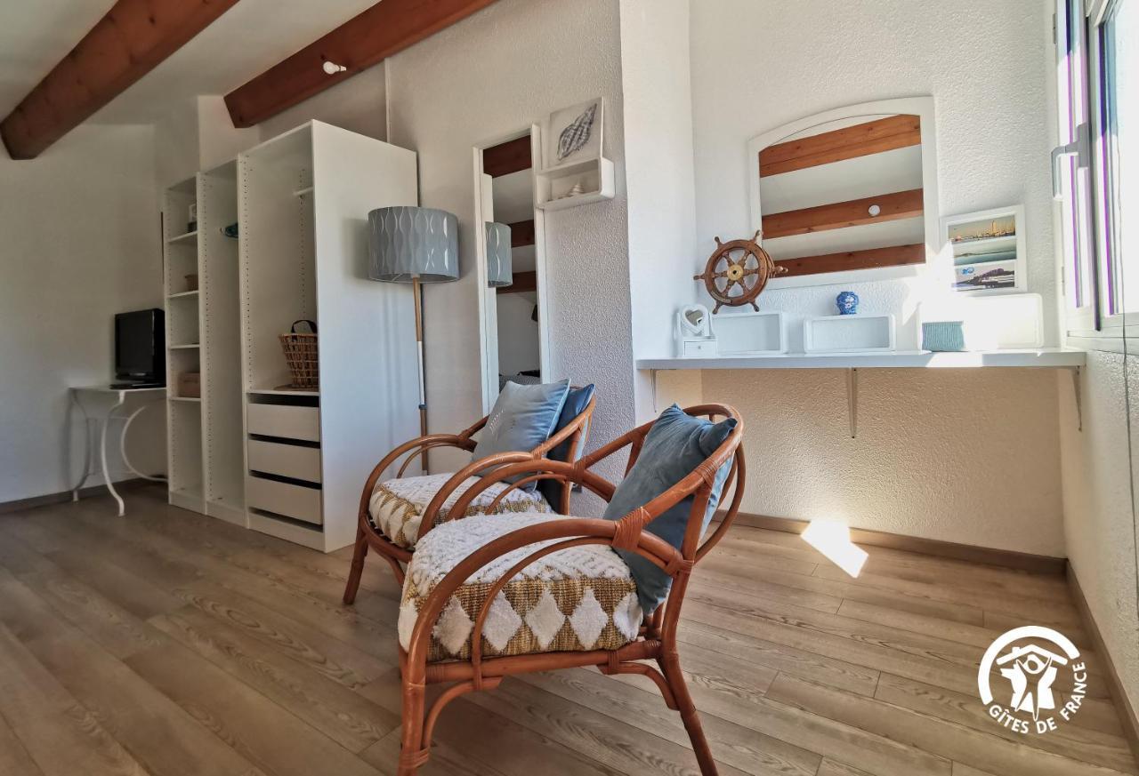 פרונטיניאן La Sirene - Loft Moderne Et Lumineux Avec Vue Panoramique Sur Mer Mediterranee Et Port De Plaisance מראה חיצוני תמונה